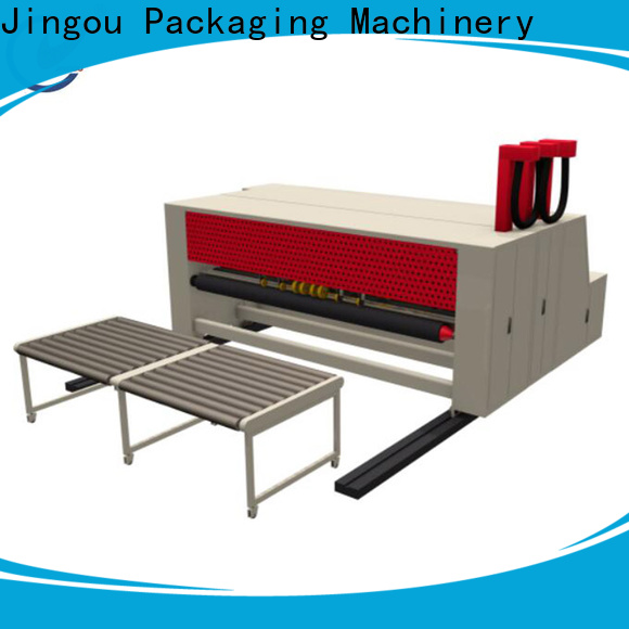 Jingou Packaging Machinery semiauto carton box making machine price order now for corrugated boxes