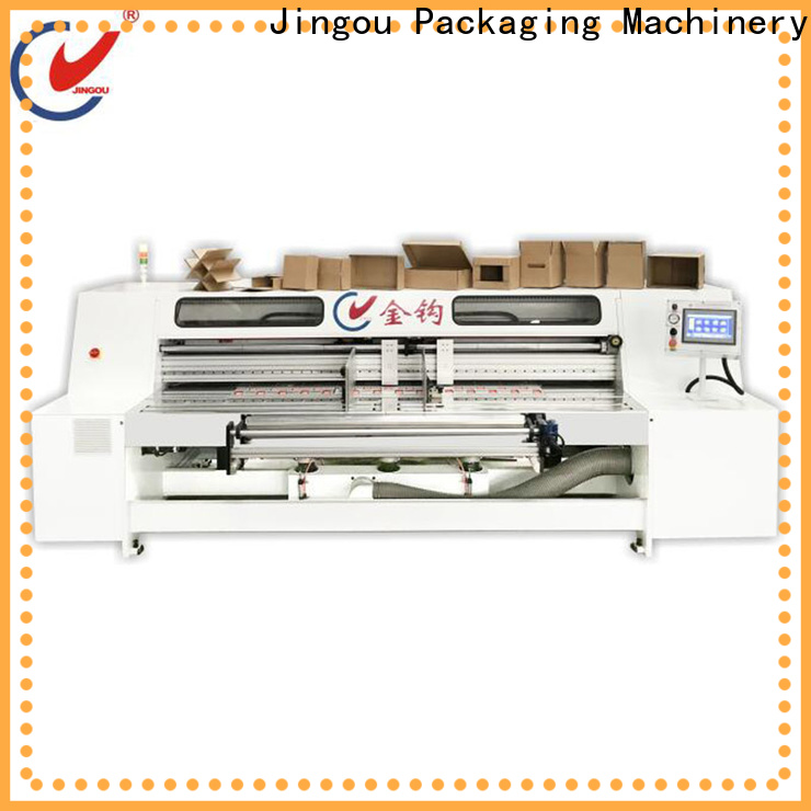 Jingou Packaging Machinery effective carton making machine price order now for cosmetic box