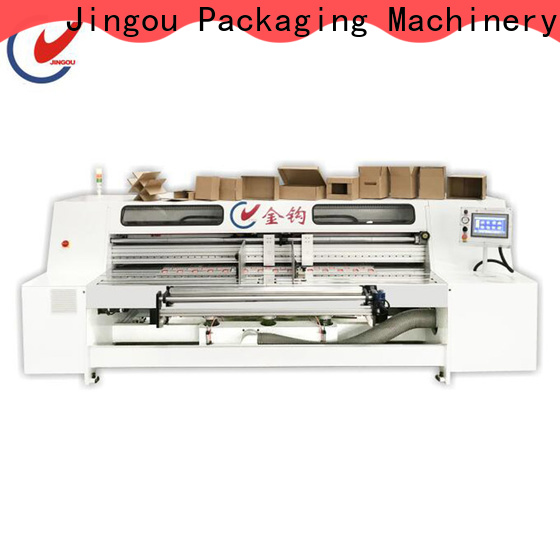 Jingou Packaging Machinery auto cardboard boxes factory price for cosmetic box