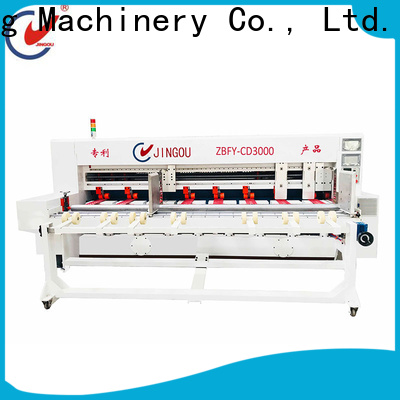 Jingou Packaging Machinery auto scoring cardboard free design for gift box