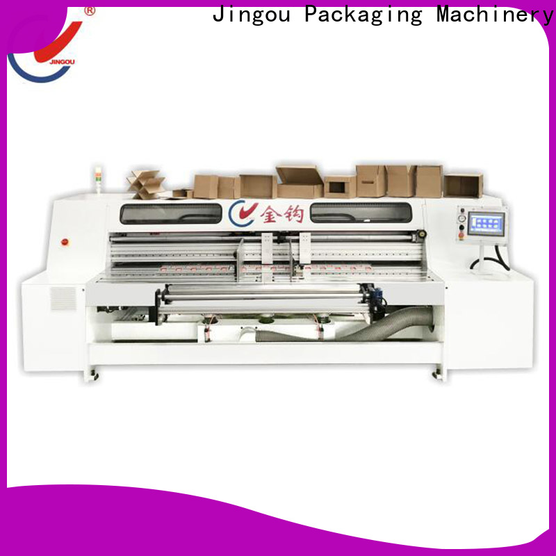 Jingou Packaging Machinery cs box maker machine price factory price for cosmetic box