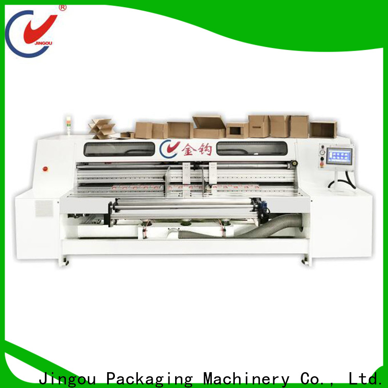 Jingou Packaging Machinery making cardboard making machine order now for display box