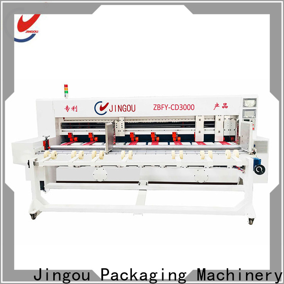 Jingou Packaging Machinery auto cardboard core cutting machine check now for cosmetic box