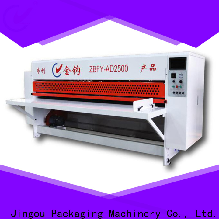 Jingou Packaging Machinery cardboard box machine order now for hardcover box