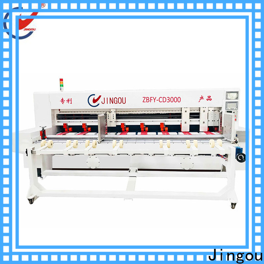 Jingou Packaging Machinery useful corrugated box making machine free quote for white card boxes