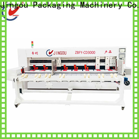 Jingou Packaging Machinery auto cardboard cutting machine widely-use for cosmetic box