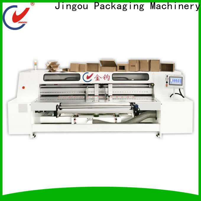 Jingou Packaging Machinery auto carton box making machine supply for display box