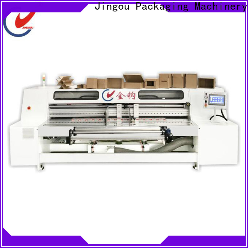 Jingou Packaging Machinery custom cardboard box folding machine widely-use for gift box