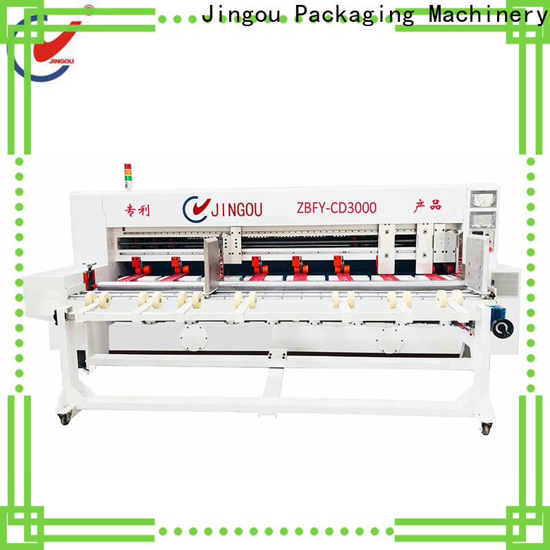 Jingou Packaging Machinery useful box making machine order now for white card boxes