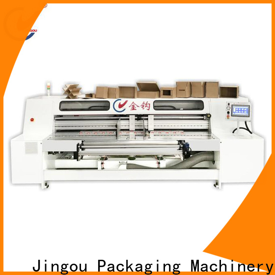 Jingou Packaging Machinery box box folding machine vendor for hardcover box