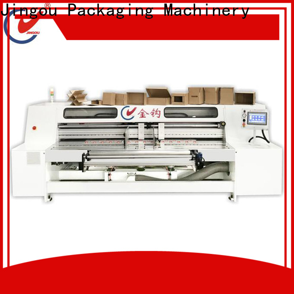 Jingou Packaging Machinery newly corrugated box making machine manufacturers from China for cosmetic box