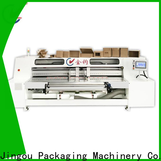 Jingou Packaging Machinery auto box making machine for sale with good price for corrugated boxes