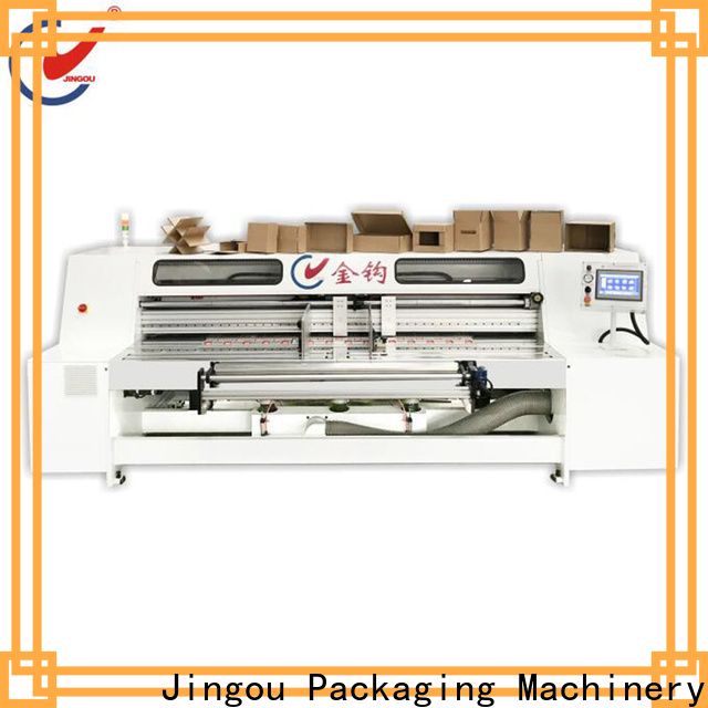 Jingou Packaging Machinery box box making machine factory price for white card boxes