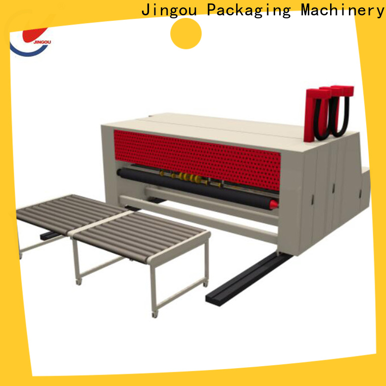 Jingou Packaging Machinery semiauto box machine with good price for corrugated boxes