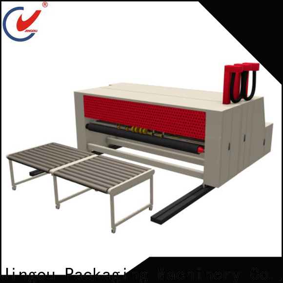 Jingou Packaging Machinery new-arrival carton box making machine order now for white card boxes