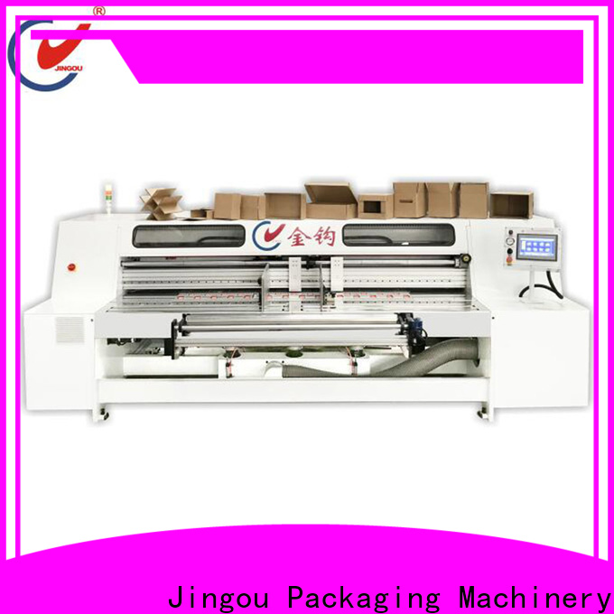 Jingou Packaging Machinery first-rate cardboard box making machine free quote for corrugated boxes