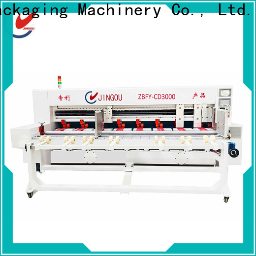 Jingou Packaging Machinery blade cardboard box making machine free design for display box