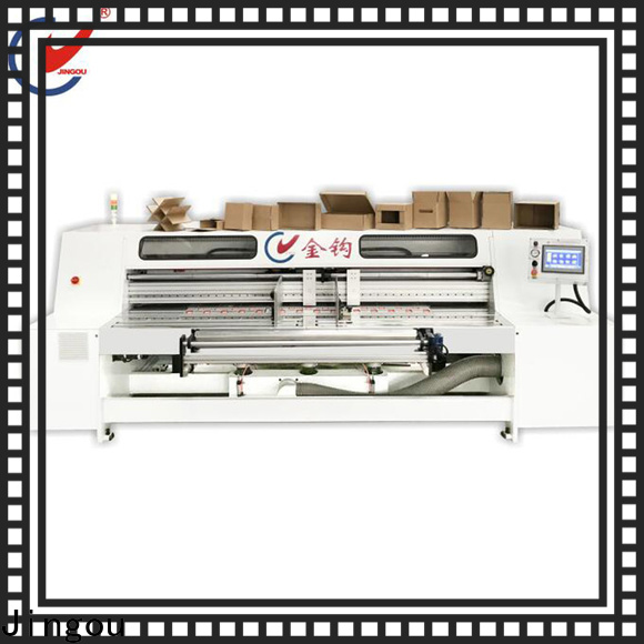 scientific carton box making machine price making from China for display box