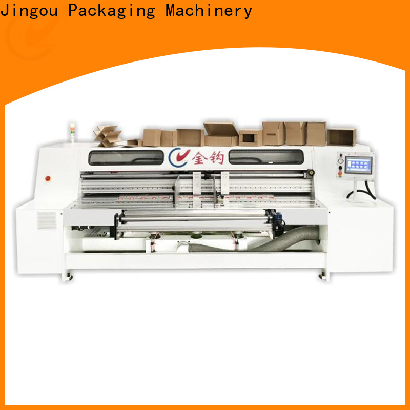 Jingou Packaging Machinery cs cardboard box making machine price with good price for gift box