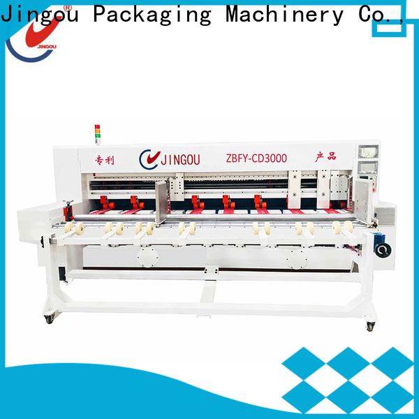 Jingou Packaging Machinery gradely corrugated box making machine free design for white card boxes