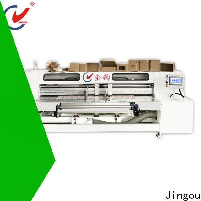 Jingou Packaging Machinery box corrugated box making machine price factory price for white card boxes