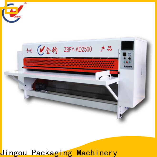 Jingou Packaging Machinery slitter cardboard tube cutting machine buy now for cosmetic box